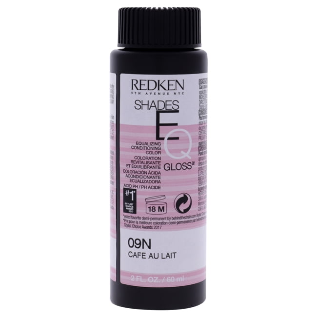 Redken Shades EQ Hair Color Gloss 09N - Cafe Au Lait for Women, 2 fl oz