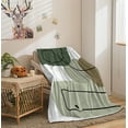 thumbnail image 2 of Abstract Mid Century Throw Blanket, Sea Foam Sage Green Minimalist, Flannel Bed Throw Blanket, Plush Warm Throw Blankets for Couch Sofa Bed Throws Gozy Sofa Bed Camping Travel, 2 of 3