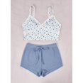 thumbnail image 4 of Conjunto de pijama SweatyRocks de verano y pantalones cortos para mujer, 4 of 7