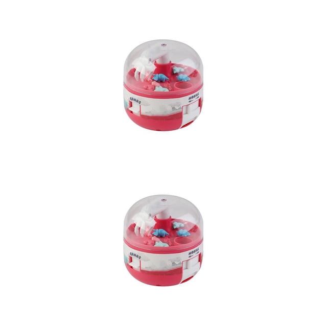 Vogacara Mini máquina de garra interactiva para padres e hijos, juguete desmontable para el desarrollo del hogar, máquinas para agarrar animales, regalo Rojo 2piezas Vogacara CBP432738