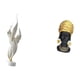thumbnail image 5 of Escultura De Resina Moderna De Mujer Africana Inspirada En Plumas, Figura Decorativa De Colección Para El Hogar, La Oficina, La Chimenea, El Gabinete, La Mesa, Adorno, 5 of 8