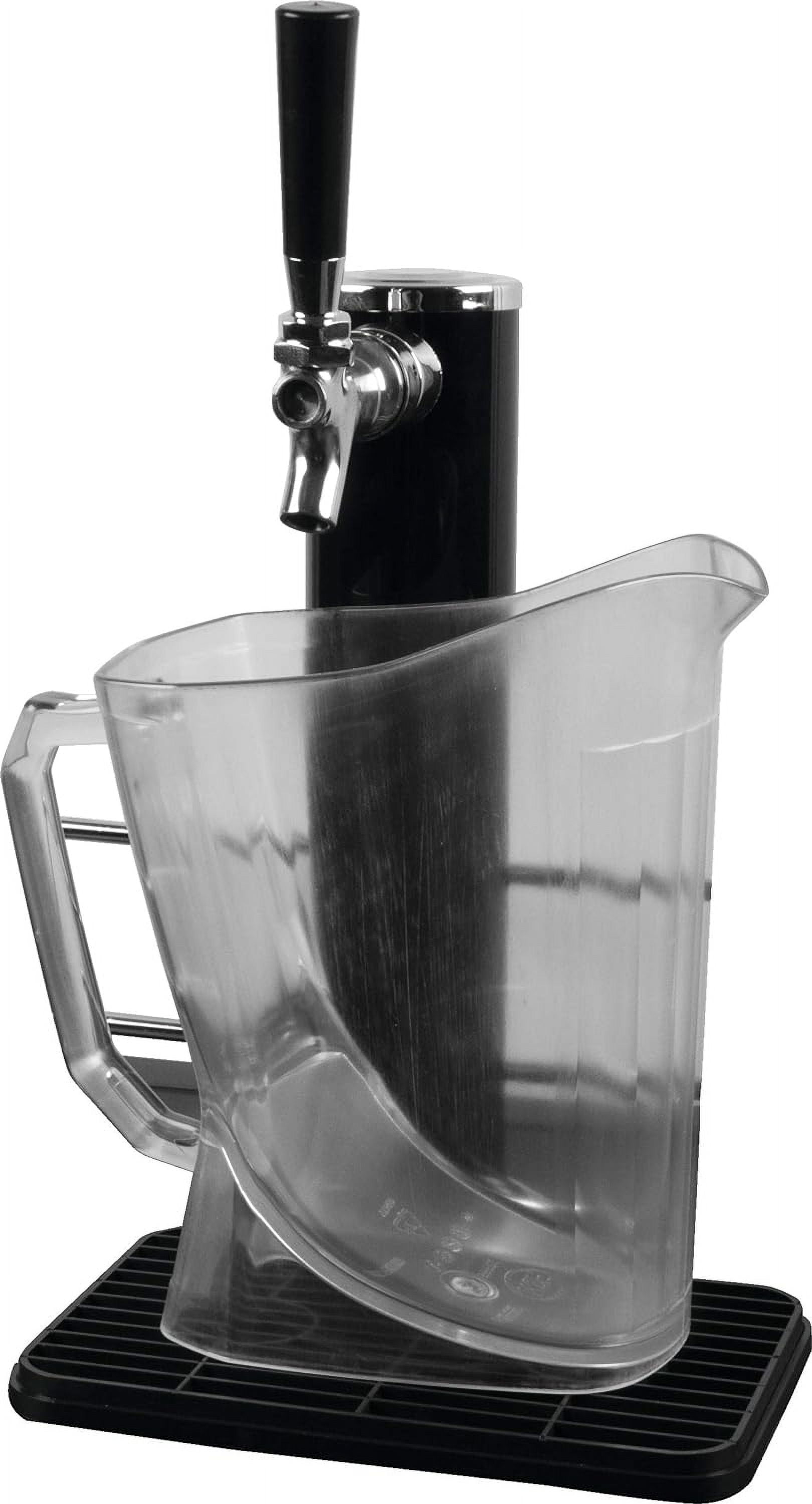 San Jamar Low Profile Perfect Pour Beer Pitcher - 60 oz Home & Garden & Kitchen & Serveware & Pitchers