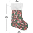 thumbnail image 6 of SKYSONIC Strawberry Christmas Stocking Personalized Large Candy Stocking Hanging Gift Xmas Stockings Decoration for Family Holiday Party Ornaments Decor Fireplace, 6 of 7