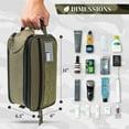 thumbnail image 6 of Pavilia Tactical Toiletry Bag for Men, Hygiene Travel Bag, Military Dopp Kit, Water Resistant Molle Pouch, Mens Shaving Grooming Essentials, Bathroom Shower Toiletries Small Organizer Case, Olive, 6 of 9