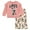 Blush pink / beige, minnie mouse, variant on Disney Mickey Mouse Goofy Donald Duck Toddler Girls FleeceSweatshirt and Flare Leggings Outfit Set Khaki / Multicolor 2T