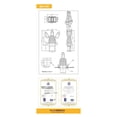 thumbnail image 3 of SMC105 Hall Electric Control Handle, Finrtip Waterproof Single-axis Joystick Remote Control Dedicated Handle ,Portable, 3 of 7