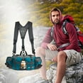 thumbnail image 5 of Fnochy Ultralight Waist Bag, Multifunctional Outdoor Pack, Hiking Pack with Water Bottle Holder, Ergonomic Design for Men, Perfect for Camping and Cycling Adventures, 5 of 9