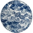 thumbnail image 2 of Rugs.com Blossom Collection Rug – 7 Ft Round Navy Blue Medium Rug Perfect For Kitchens, Dining Rooms, 2 of 9