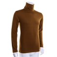 thumbnail image 4 of Chandail à Col Montant en Coton pour Homme, Col Roulé, Gris Pâle, 3TG, 4 of 5
