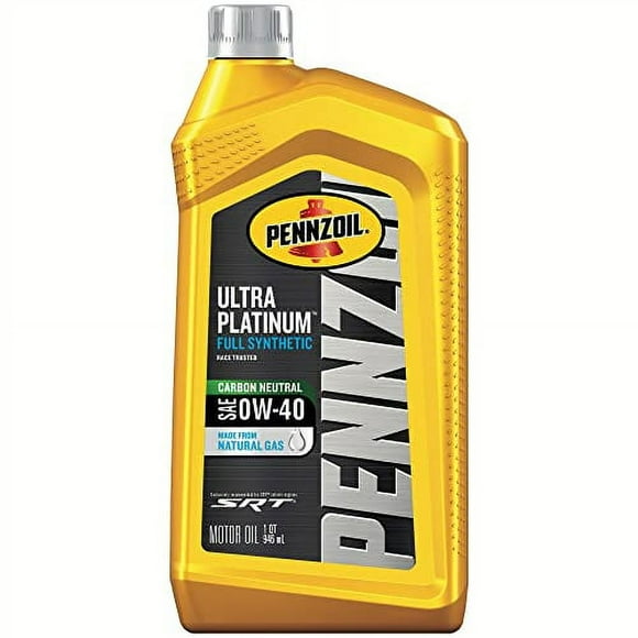 Pennzoil Ultra Platinum Full Synthetic 0W-40 Motor Oil (1 Quart, Single Pack)