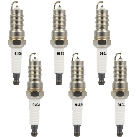 SCITOO Spark Plugs 7316 Platinum Iridium for Ford F-150 Explorer for Mustang Taurus for E-150 Ranger Freestar & for Lincoln Continental & for Land Rover LR3 & for Mercury TR551IX 7159 TR551GP