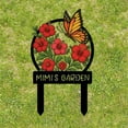 thumbnail image 6 of AVAGifts Personalized Metal Yard Sign for Mother's Day, Bird & Flower Design, Gift for Garden Lovers, Metal Sign, Garden Decor (Red flower), 6 of 9
