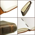 thumbnail image 2 of Leather Bound Journal for Women, Handmade Gift Set with Heart Flowers Embossed Journal and Stylish Pen, Vintage and Classic, Notebook, Sketchbook, Planner and Diary (300 Pages) (8x6"), 2 of 12