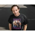 thumbnail image 2 of Dean Ambrose Purple Name Double Pose Mens Black T-shirt, 2 of 4