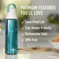 thumbnail image 2 of Brita Filtering Water Bottle with Straw, BPA-Free Water Bottle for Sports, Travel or Hiking, Easy-carry loop, Leak-proof lid, 26 Oz,, 2 of 9