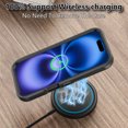 thumbnail image 5 of Misty for iPhone 17 Case with Belt Clip Holster Military Grade Heavy Duty Protection 3 in 1 Shockproof Armor Rugged Durable Detachable iPhone 17 6.3 inch 2025 Phone - Black, 5 of 5