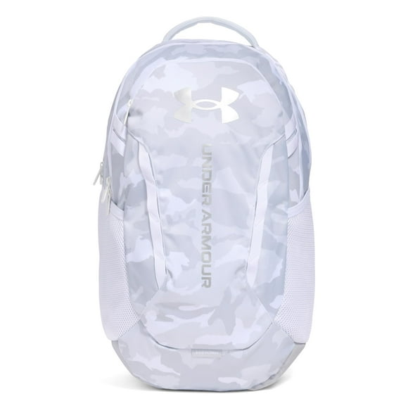 Mochila Under Armour Hustle 6.0 Mod Gris/Plateado Metalizado