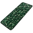 thumbnail image 7 of GZHJMY St.Patrick's Day Kitchen Rugs and Mats,Lucky Clover Non Slip Washable Cushioned Carpets Polyester AntiFatigue Comfort Porch Floor Mat Doormate, 39"x 20", 7 of 7