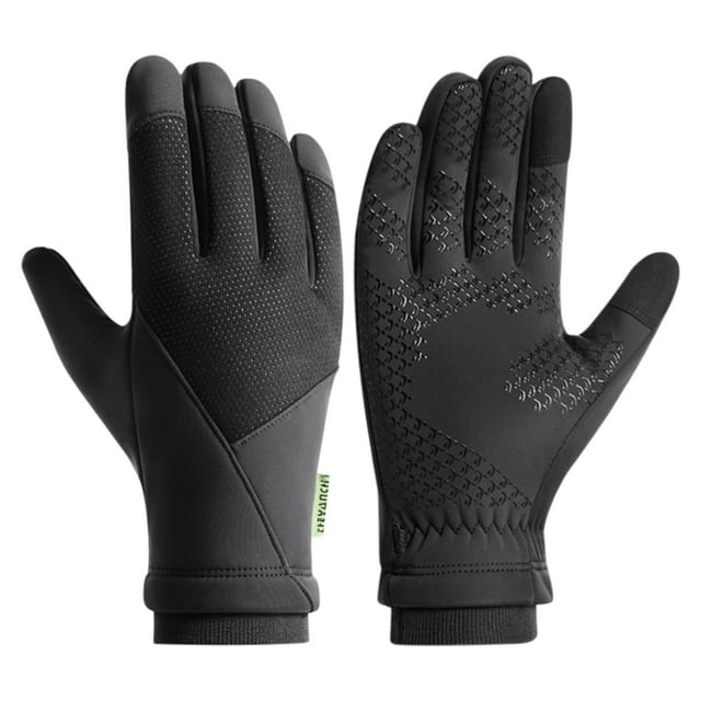 Horivan 3 Unités Gants d'Hiver pour Hommes à Écran Tactile Imperméables pour Cyclisme Moto Randonnée Ski Sports de Plein Air Temps Froid