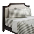 thumbnail image 2 of HOMETRENDS 4-Piece Tan Bufflalo Check Flannel Sheet Set, King, 2 of 6