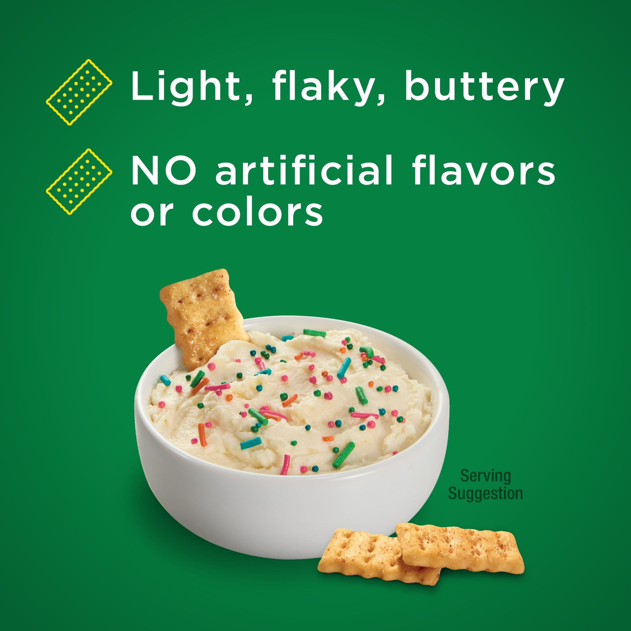 Club Minis Cinnamon Sugar Crackers, Spring Snacks, 11 oz