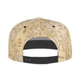 thumbnail image 4 of Gaeub World Map Flat Bill Snapback Hats Baseball Caps with Adjustable for Running Workouts and Outdoor Activities, 4 of 9