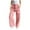 Pink, variant on CPNG Teen Girls Solid Color Baggy Leg Wide Leg Cargo Denim Pants Trendy Loose Casual Denim High Waist Cargo Jeans(Black,4-5 Years)