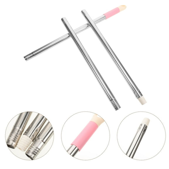 Topbathy Mop Stick for Floor Cleaning Multi Stainless Steel Mop Handle 1 Set