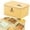 yellow, variant on Stackable Stainless Insulated Lunch Box with Lid Compact for Work Meals