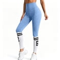 thumbnail image 5 of Akiihool Yoga Pants Women Plus Size Women’s Jogger Pants High Waisted Sweatpants with Pockets Tapered Casual Pants Loose Track Cuff Leggings (Sky Blue,S), 5 of 7