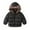 Black, variant on Esaierr Toddler Thick Winter Coats for Boys Girls, 1-7Y Ear Hooded Warm down Cotton Jacket Outwear Fleece Kids Winter Cotton Jacket with Pockets