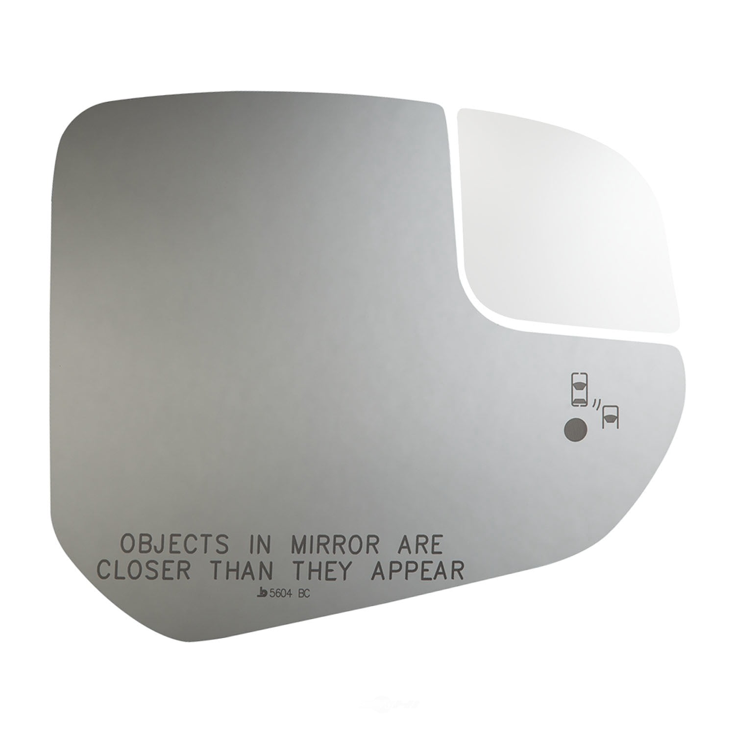 Mirror Glass + Adhesive For 16-19 Ford Transit Connect Passenger Side Replacement - Blind