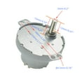 thumbnail image 2 of CHANCS DC Gear Motor JS-50 24V D-Shaft 50RPM Reduced Motor POM Plastic Gear Gearbox, 2 of 6
