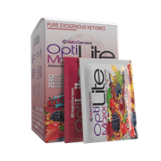 OptiMaxx Lite | Compare to Ketologic Keto BHB Exogenous Ketone Supplement Drink | Fruit Punch Flavor | 30 Servings