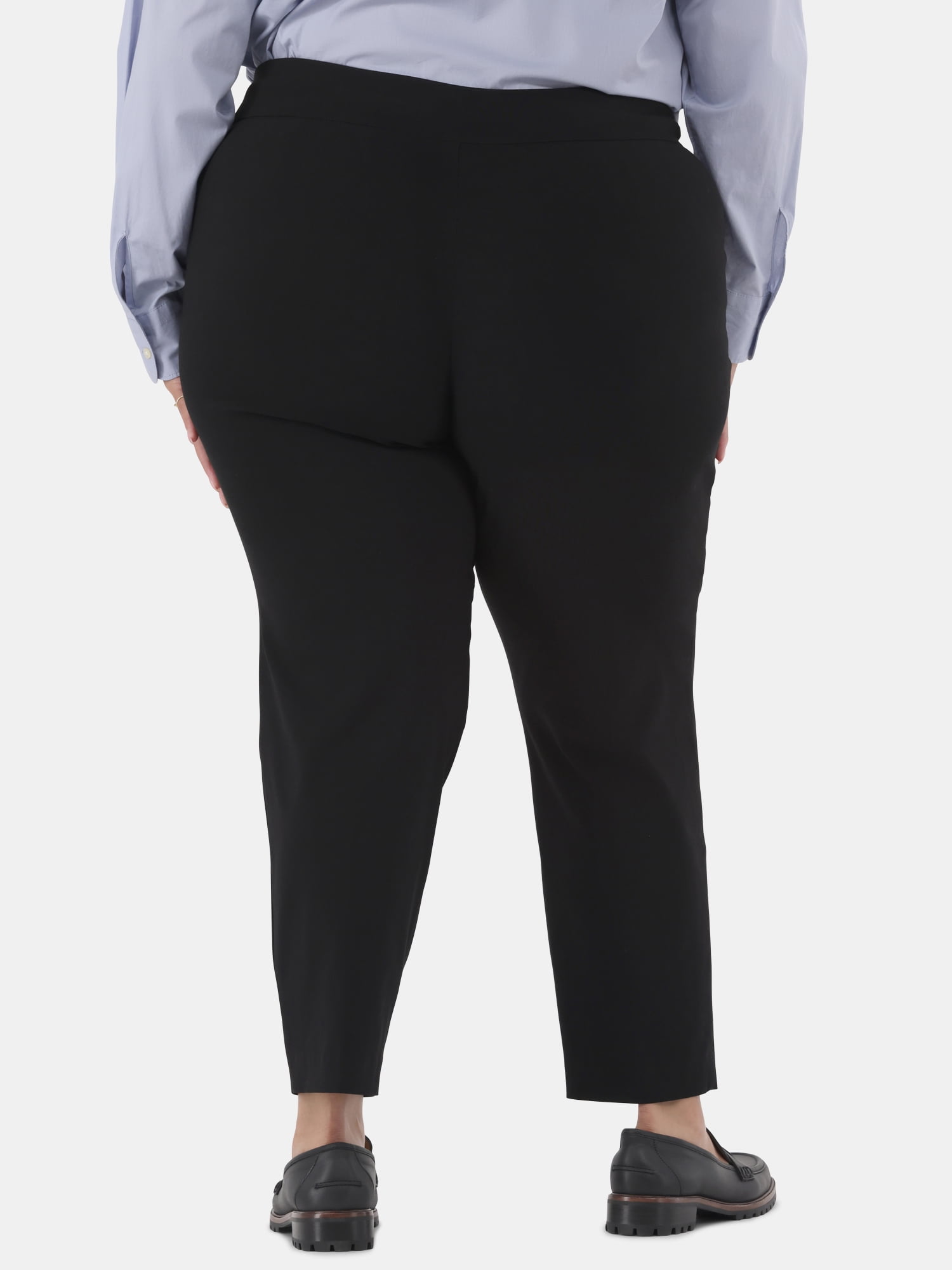 Just My Size by Hanes Women's Plus Millennium Slim Pants, Regular and Petite, Sizes 1X-4X