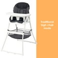 thumbnail image 4 of Baby Trend Flat Fold High Chair - Stellar Black, 4 of 7