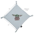 thumbnail image 2 of Lambs & Ivy Star Wars Mandalorian Grogu Cotton Jersey Security Blanket/Lovey, 2 of 5