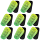 thumbnail image 1 of 1 par de miniespinilleras de EVA, pequeñas espinilleras, protector de piernas para fútbol (verde S), 1 of 5