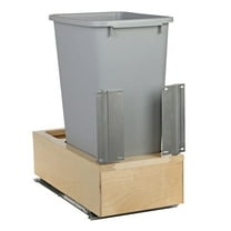 11-1/4 in. x 22-3/8 in. x 23-5/16 in. 50 Qt. Undermount Soft-Close Single Trash Can