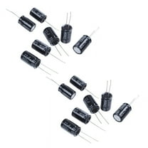 20 Pcs 22UF 400V 105C Radial Electrolytic Capacitors Black 13mm x 21mm