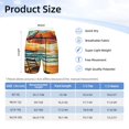 thumbnail image 4 of Cauagu Beach Umbrella Sunset Print Swim Trunks for Men,Youth Boys Swim Shorts Compression Liner Beach Shorts Boys' Swimming Shorts 7-20 Years Bathing Suit-Medium, 4 of 7