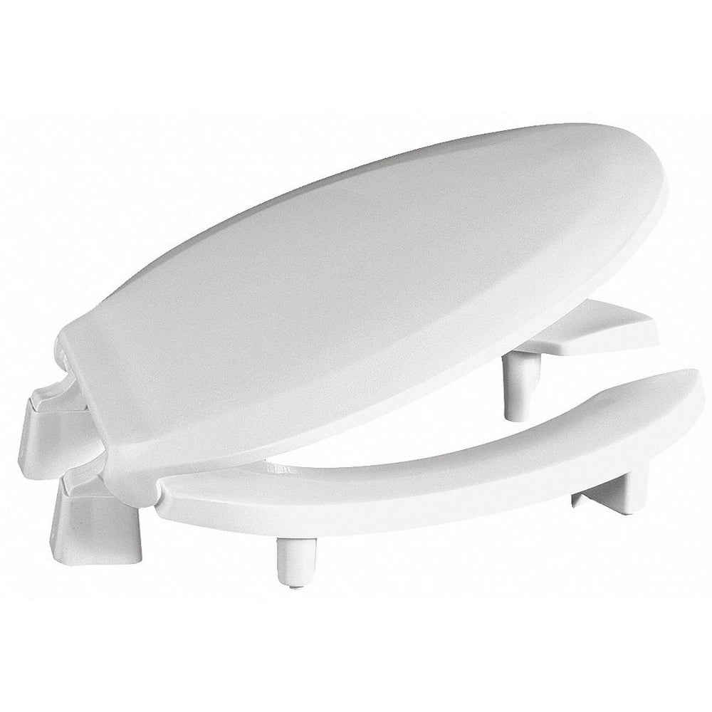 Centoco 3L820STS Elongated 3" Raised Plastic Toilet Seat, Open Front