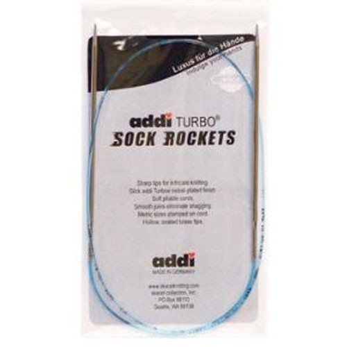 (Size 2.25 mm) - addi Knitting Needle Circular Turbo Rocket Lace Skacel Exclusive Blue Cord 24 inch (60cm) Size US 2.25mm