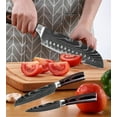 thumbnail image 3 of MDHAND Kitchen Knives Laser Damascus pattern chef knife Sharp Cleaver Slicing Utility Knives tool, 3 of 3
