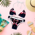 thumbnail image 6 of Flamingo Tropical Rainforest Detachable Sponge Adjustable Strap Bikini Set Two-Pack - Versatile Swim Suit Set, 6 of 6