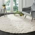 thumbnail image 2 of SAFAVIEH Florida Kalina Floral Shag Area Rug, Cream, 5'3" x 7'6", 2 of 10