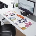 thumbnail image 2 of Enhance Your Work Experience with Personalized Flowers Mouse Mat - Premium-Textured & Washable - Non-Slip Base for Wireless Mouse, 31.5x11.8 Inch, 2 of 7