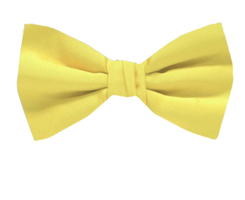 Pre Tied Gold Floral Boys Bow Tie Age 8-11 Kids Bow Childrens Dickie Bow 