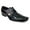 Black, variant on Men's Dress Shoes Alligator Crocodile Leather Lined Lace Up Oxfords Western