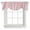 Pink, variant on Pink Striped Tie Up Valance Curtains for Windows, Kitchen Curtains Window Shades, Modern Simple Farmhouse Beige Vintage Light Filtering Roman Curtain Valances for Bedroom/Bathroom/Cafe 54"x18"